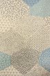 Photo7: O0419H Vintage Japanese kimono   Off White KOMON dyed for women / Silk. Flower,   (Grade C) (7)