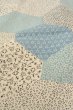 Photo9: O0419H Vintage Japanese kimono   Off White KOMON dyed for women / Silk. Flower,   (Grade C) (9)