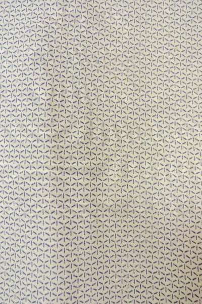 Photo7: O0419I Vintage Japanese kimono   Off White KOMON dyed for women / Silk. Grass,   (Grade D) (7)