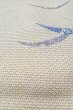 Photo9: O0419I Vintage Japanese kimono   Off White KOMON dyed for women / Silk. Grass,   (Grade D) (9)