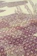 Photo10: O0419J Vintage Japanese kimono   Off White KOMON dyed for women / Silk. Flower,   (Grade B) (10)