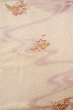 Photo3: O0419K Vintage Japanese kimono   Ivory KOMON dyed for women / Silk. SAKURA cherry blossom,   (Grade C) (3)