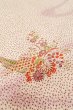 Photo10: O0419K Vintage Japanese kimono   Ivory KOMON dyed for women / Silk. SAKURA cherry blossom,   (Grade C) (10)