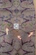 Photo16: O0419M Vintage Japanese kimono Pale Grayish Olive KOMON dyed for women / Silk. Flower,   (Grade B) (16)