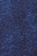 Photo6: O0419O Vintage Japanese kimono  Dark Indigo Blue KOMON dyed for women / Silk. Chrysanthemum,   (Grade B) (6)