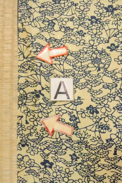 Photo14: O0419P Vintage Japanese kimono   Ivory KOMON dyed for women / Silk. Flower,   (Grade C) (14)