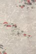 Photo4: O0419Q Vintage Japanese kimono   White KOMON dyed for women / Silk. UME plum bloom,   (Grade B) (4)