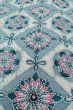 Photo9: O0419R Vintage Japanese kimono  Pale Gray KOMON dyed for women / Silk. Flower,   (Grade C) (9)