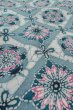 Photo10: O0419R Vintage Japanese kimono  Pale Gray KOMON dyed for women / Silk. Flower,   (Grade C) (10)