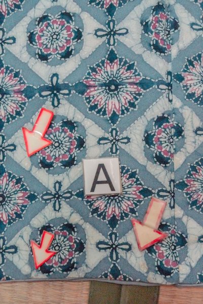 Photo14: O0419R Vintage Japanese kimono  Pale Gray KOMON dyed for women / Silk. Flower,   (Grade C) (14)