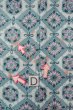 Photo17: O0419R Vintage Japanese kimono  Pale Gray KOMON dyed for women / Silk. Flower,   (Grade C) (17)