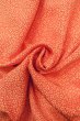 Photo13: Mint O0419X Vintage Japanese kimono   Orange KOMON dyed for women / Silk. SAKURA cherry blossom   (Grade A) (13)
