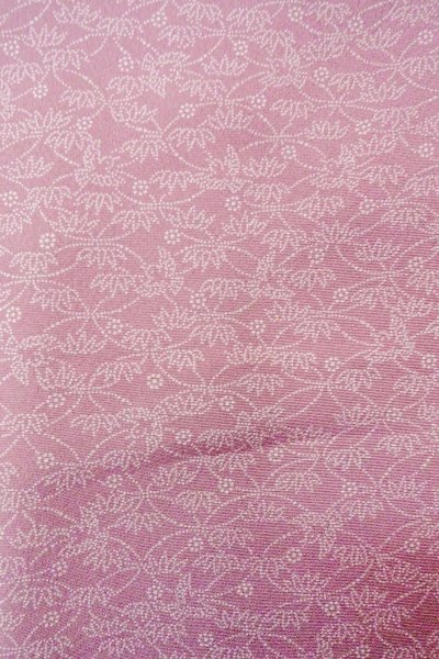 Photo6: O0419Z Vintage Japanese kimono  Grayish Pink EDO KOMON pattern dyed for women / Silk. Flower,   (Grade C) (6)