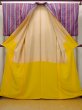 Photo2: O0420A Vintage Japanese kimono   Multi Color ORI woven for women / Silk. Stripes,   (Grade B) (2)