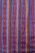 Photo4: O0420A Vintage Japanese kimono   Multi Color ORI woven for women / Silk. Stripes,   (Grade B) (4)