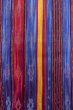 Photo7: O0420A Vintage Japanese kimono   Multi Color ORI woven for women / Silk. Stripes,   (Grade B) (7)