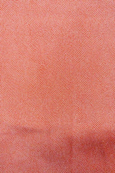 Photo6: O0420B Vintage Japanese kimono   Vermilion EDO KOMON pattern dyed for women / Silk. Dot   (Grade B) (6)