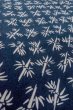 Photo5: O0420E Vintage Japanese kimono   Indigo Blue KOMON dyed for women / Silk. Bamboo      (Grade C) (5)
