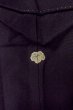 Photo4: O0509A Used Japanese kimono   Black KAGA-YUZEN for women / Silk. Peony,   (Grade B) (4)