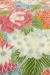 Photo14: O0509A Used Japanese kimono   Black KAGA-YUZEN for women / Silk. Peony,   (Grade B) (14)