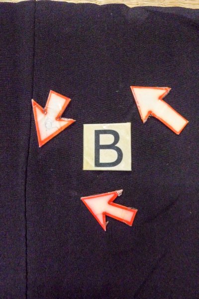 Photo22: O0509C Used Japanese kimono   Black TOMESODE formal for women / Silk. UME plum bloom,   (Grade C) (22)