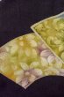 Photo9: O0509E Vintage Japanese kimono   Black TOMESODE formal for women / Silk. Flower,   (Grade B) (9)