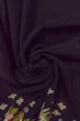 Photo18: O0509F Vintage Japanese kimono   Black TOMESODE formal for women / Silk. Flower,   (Grade B) (18)