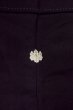 Photo4: O0509G Vintage Japanese kimono   Black TOMESODE formal for women / Silk. Orchid, Tagasode motif  (Grade B) (4)