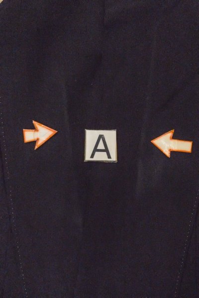 Photo18: O0509I Used Japanese kimono   Black TOMESODE formal for women / Synthetic. Peony,   (Grade B) (18)