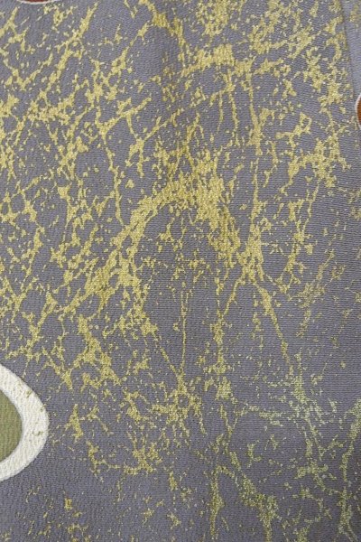 Photo10: O0509J Vintage Japanese kimono   Black TOMESODE formal for women / Silk. Chrysanthemum,   (Grade B) (10)