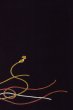 Photo6: O0509L Vintage Japanese kimono   Black TOMESODE formal for women / Silk. Peony,   (Grade B) (6)