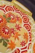 Photo11: O0509L Vintage Japanese kimono   Black TOMESODE formal for women / Silk. Peony,   (Grade B) (11)