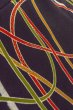 Photo13: O0509L Vintage Japanese kimono   Black TOMESODE formal for women / Silk. Peony,   (Grade B) (13)