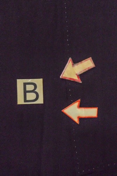 Photo19: O0509L Vintage Japanese kimono   Black TOMESODE formal for women / Silk. Peony,   (Grade B) (19)