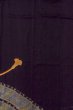 Photo6: O0509N Vintage Japanese kimono   Black TOMESODE formal for women / Silk. KUMIHIMO rope with tassels, Screen motif  (Grade B) (6)