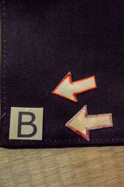 Photo19: O0509N Vintage Japanese kimono   Black TOMESODE formal for women / Silk. KUMIHIMO rope with tassels, Screen motif  (Grade B) (19)