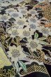 Photo14: O0509O Used Japanese kimono   Black TOMESODE formal for women / Silk. SAKURA cherry blossom,   (Grade B) (14)