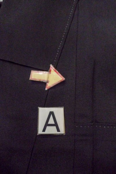 Photo16: O0509Q Vintage Japanese kimono   Black TOMESODE formal for women / Silk. Chrysanthemum,   (Grade C) (16)