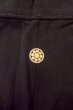 Photo4: O0509R Vintage Japanese kimono   Black TOMESODE formal for women / Silk. Flower,   (Grade C) (4)