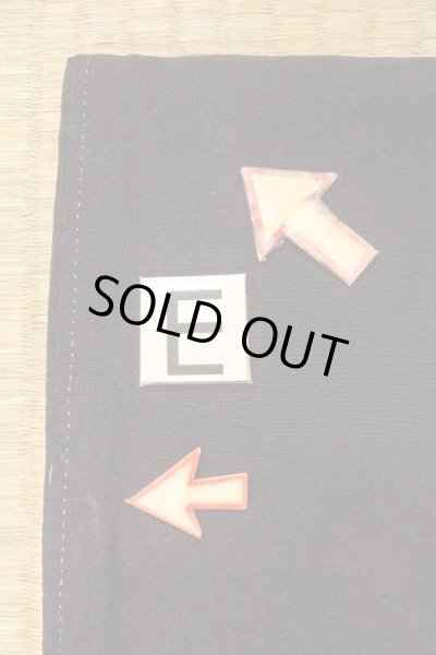 Photo20: O0509R Vintage Japanese kimono   Black TOMESODE formal for women / Silk. Flower,   (Grade C) (20)