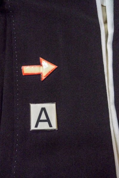 Photo16: O0509X Vintage Japanese kimono   Black TOMESODE formal for women / Silk. UME plum bloom, Silver embroidery  (Grade C) (16)