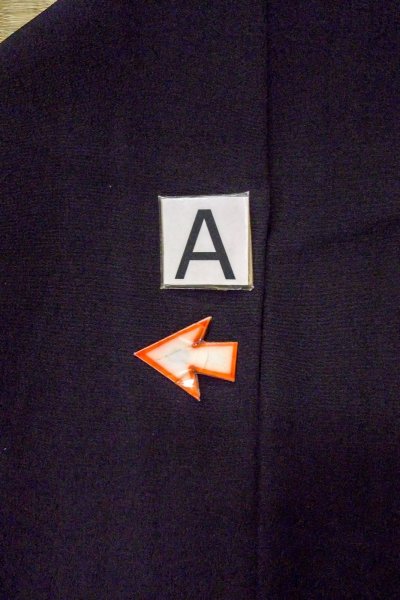 Photo19: O0509Z Vintage Japanese kimono   Black TOMESODE formal for women / Silk. Peony,   (Grade B) (19)