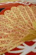 Photo10: O0510B Vintage Japanese kimono   Black TOMESODE formal for women / Silk. Flower, There is an impression of use.  (Grade B) (10)