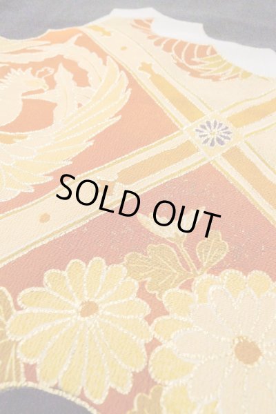 Photo14: O0510C Vintage Japanese kimono   Black TOMESODE formal for women / Silk. Chrysanthemum,   (Grade B) (14)