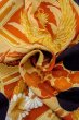 Photo16: O0510C Vintage Japanese kimono   Black TOMESODE formal for women / Silk. Chrysanthemum,   (Grade B) (16)