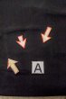 Photo18: O0510D Vintage Japanese kimono   Black TOMESODE formal for women / Silk. Chrysanthemum, There are stains all over.  (Grade D) (18)