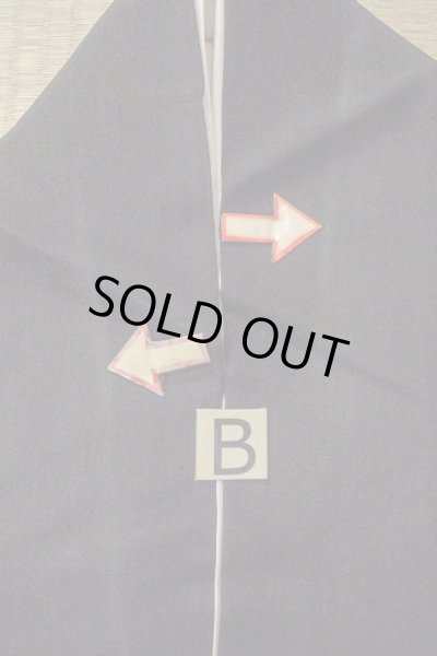 Photo19: O0510D Vintage Japanese kimono   Black TOMESODE formal for women / Silk. Chrysanthemum, There are stains all over.  (Grade D) (19)