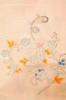 Photo3: O0528B Vintage Japanese Kimono  Pale Pink  NAGOYA OBI sash Flower Linen. (Grade B) (3)