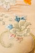 Photo6: O0528B Vintage Japanese Kimono  Pale Pink  NAGOYA OBI sash Flower Linen. (Grade B) (6)