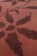 Photo9: Mint O0528D Vintage Japanese Kimono   Dark Red  NAGOYA OBI sash Flower Linen. (Grade A) (9)